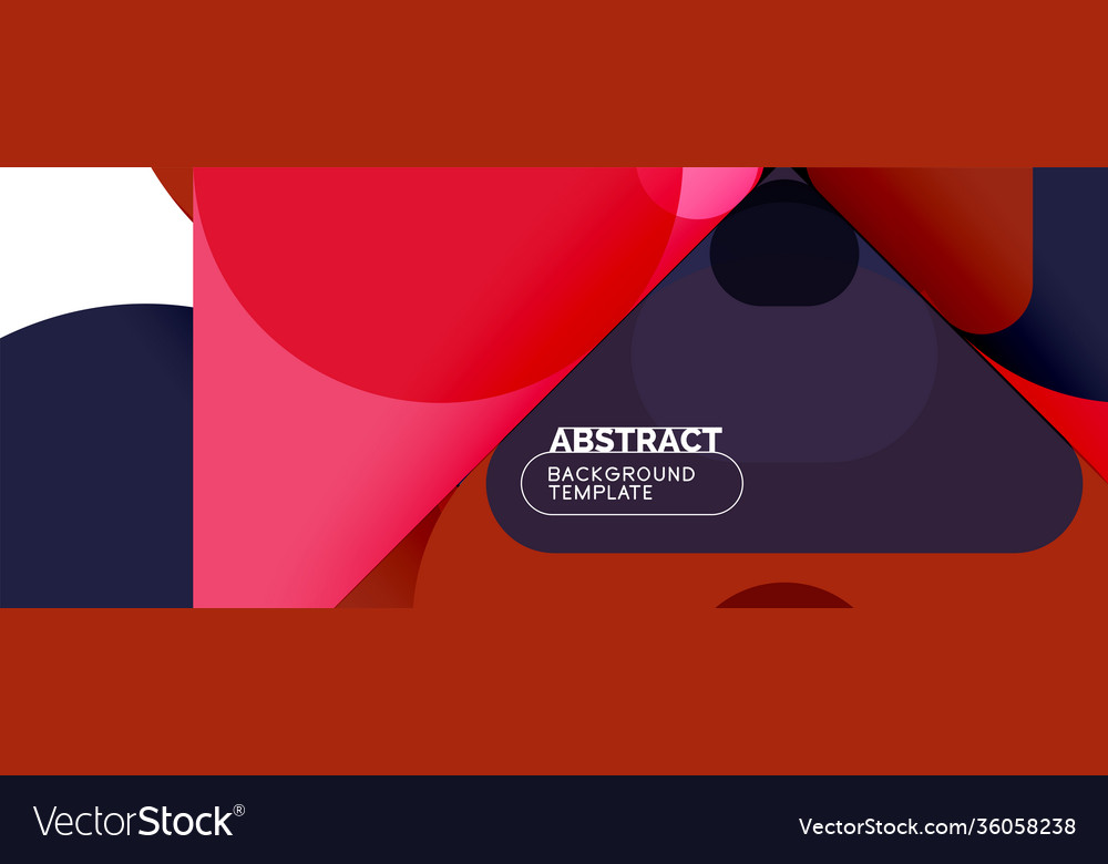 Flat geometric round shapes and dynamic lines