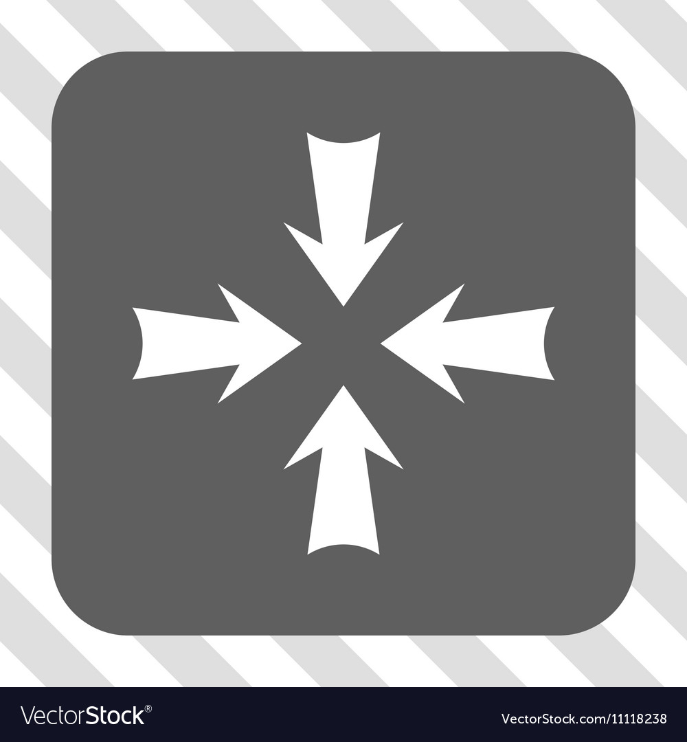 Reduce arrows rounded square button