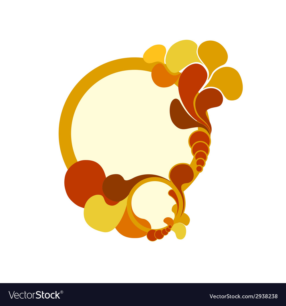 Round frame for text