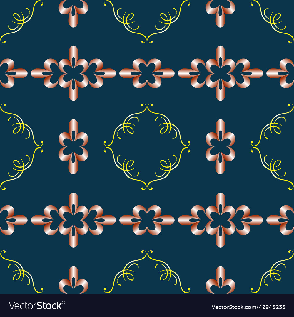 Seamless abstract colorful pattern of elements Vector Image Seamless abstract colorful pattern of elements