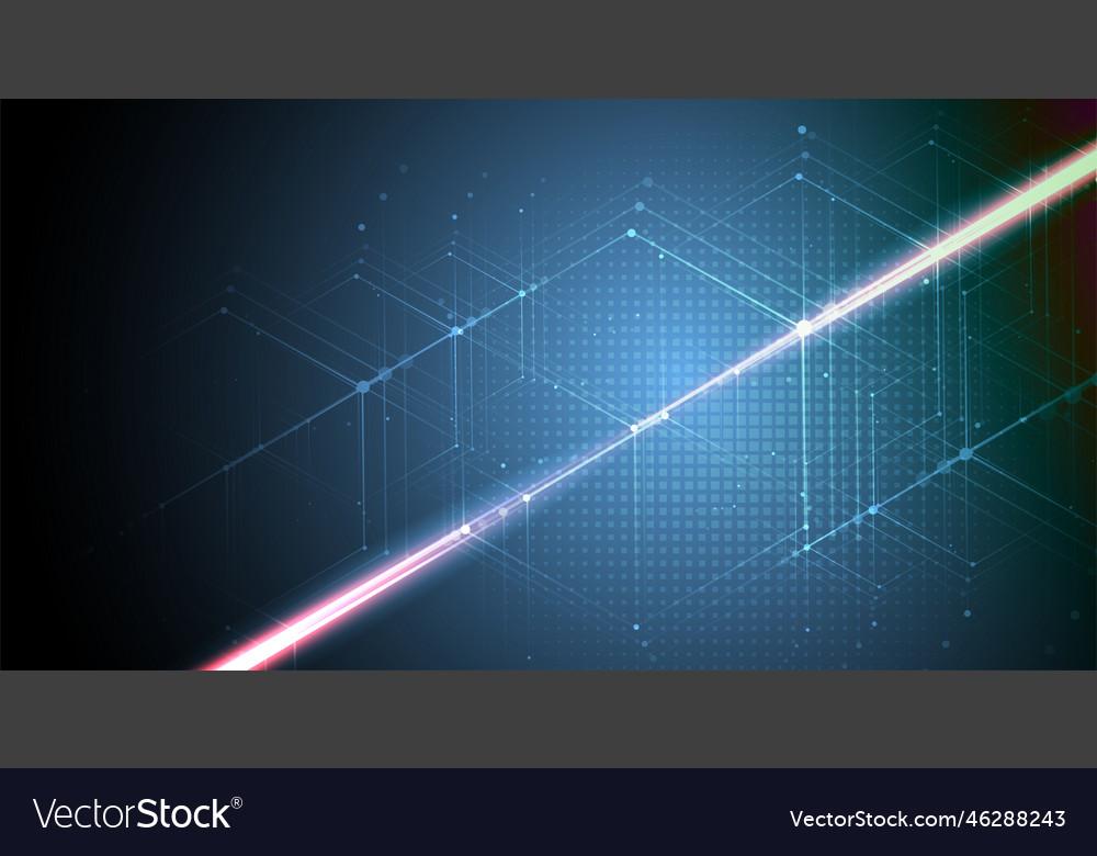 Abstract futuristic fade computer technology Vector Image Abstract futuristic fade computer technology
