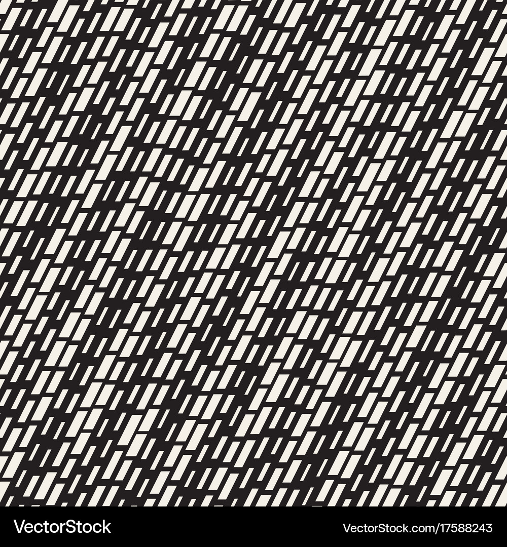 Black and white irregular dashed lines pattern Vector Image