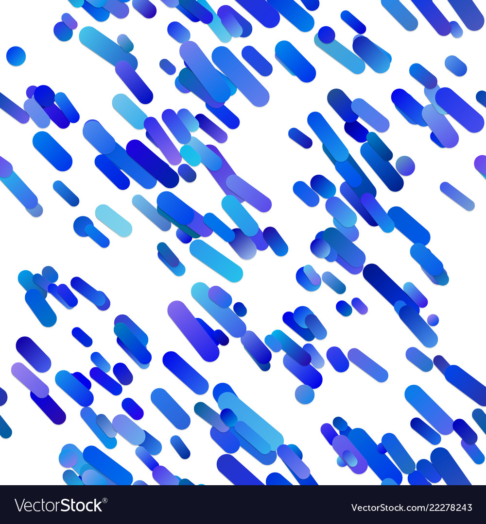 Blue abstract repeating diagonal gradient rounded Vector Image