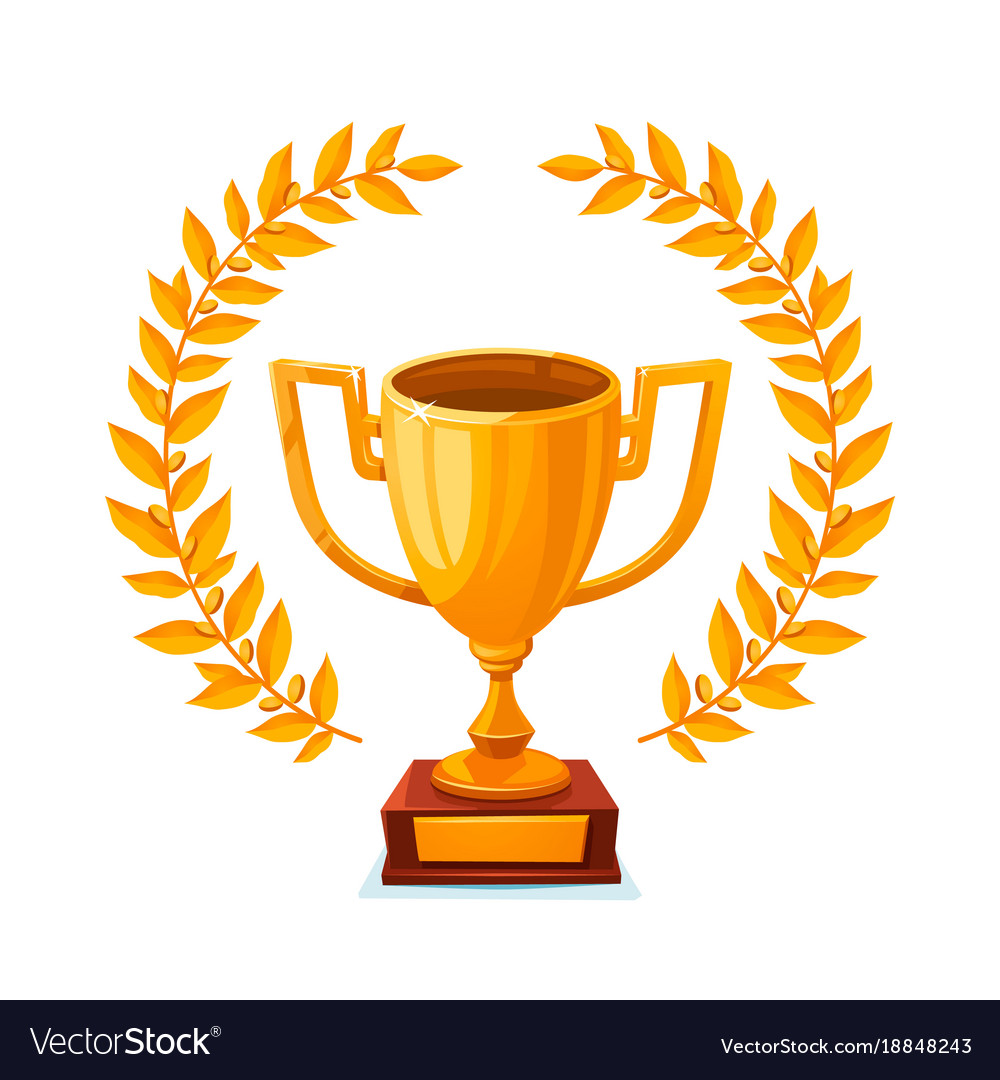 golden-metallic-trophy-cup-first-place-winner-vector-image