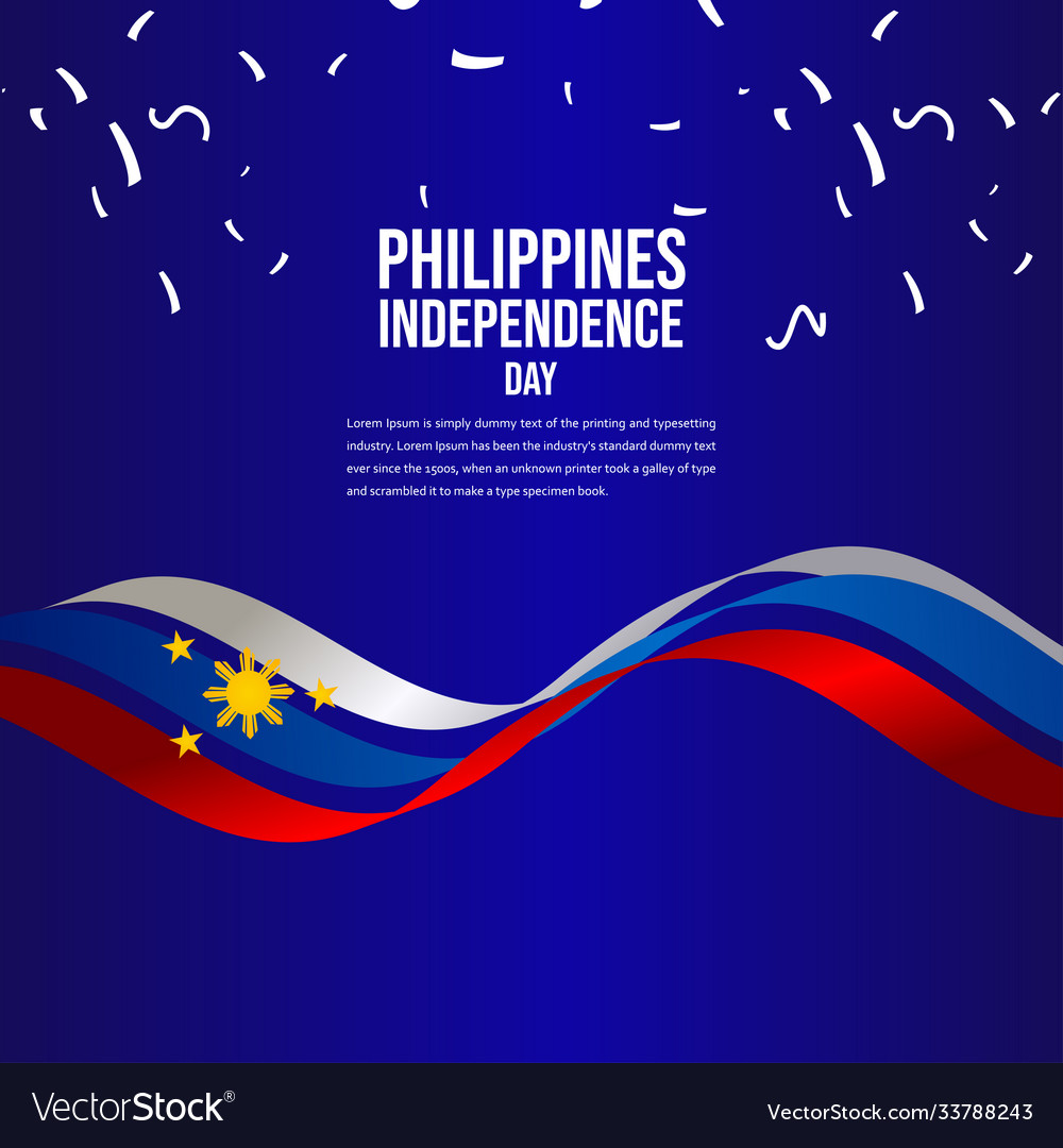 Happy philippines independence day celebration