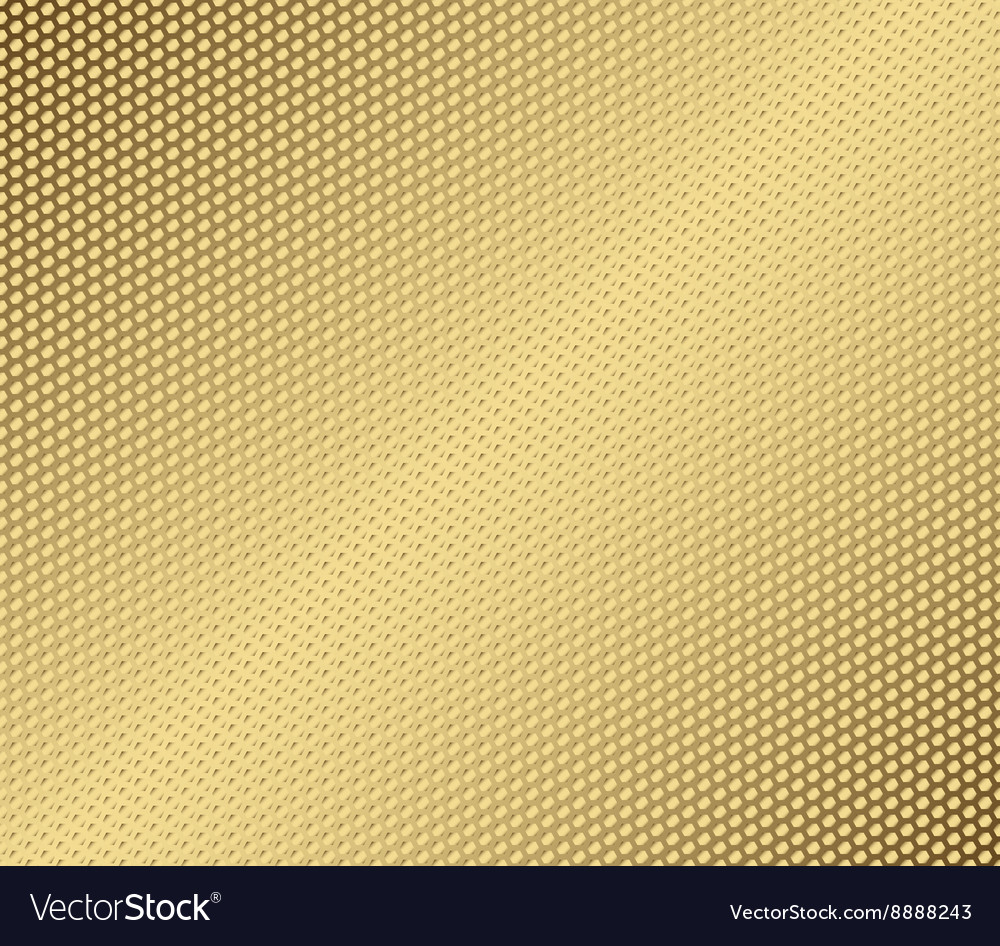 Metallic Hexagon Pattern - Honeycomb