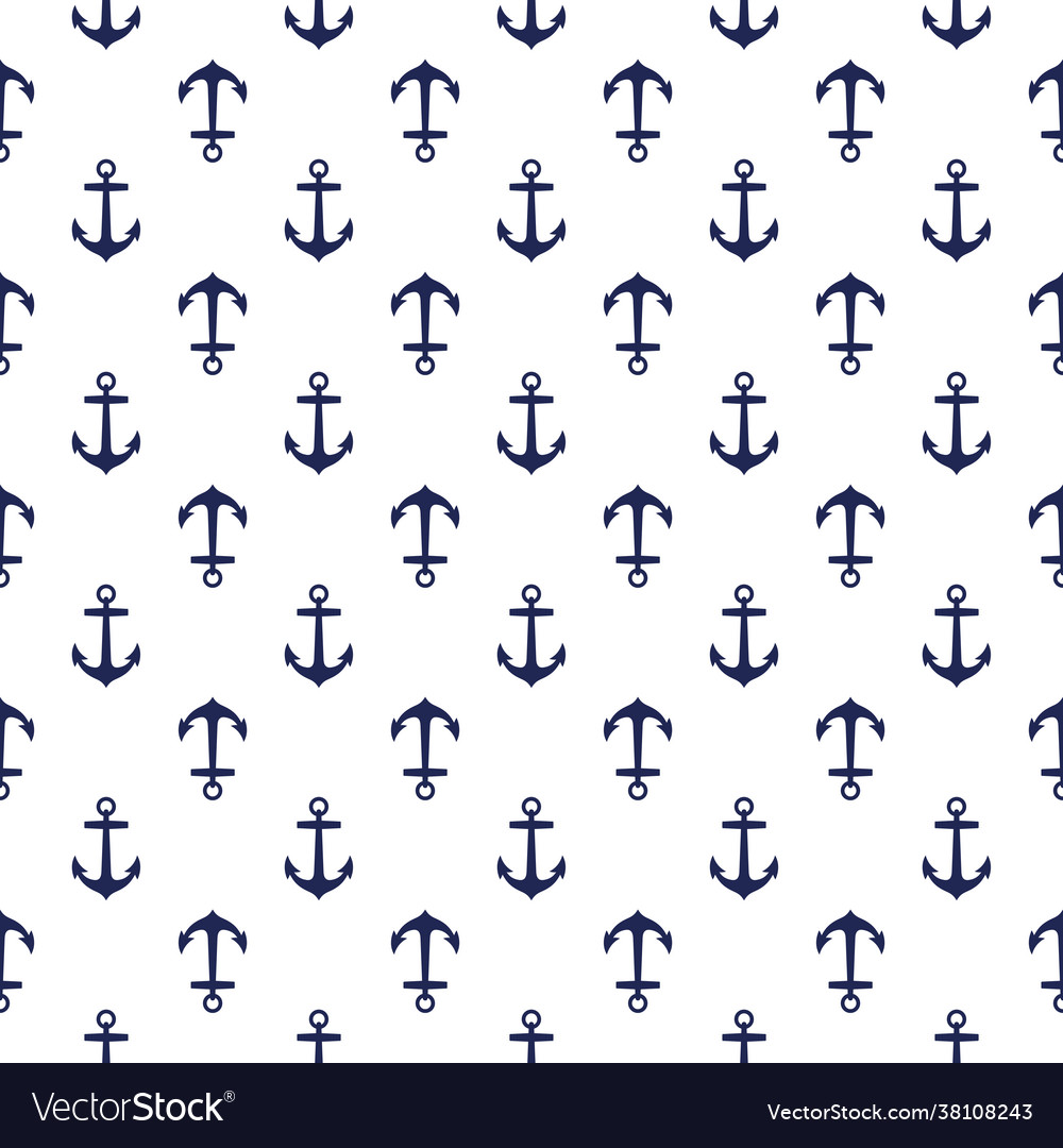 Nautical Anchor Pattern