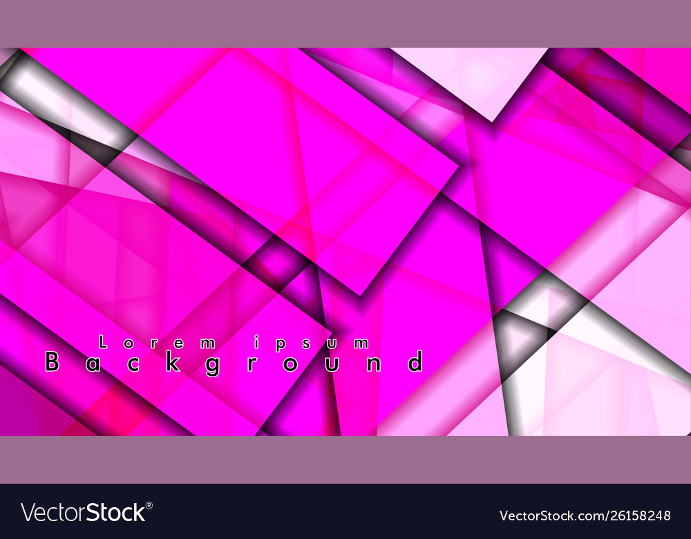 Abstract background design rectangular tube Vector Image