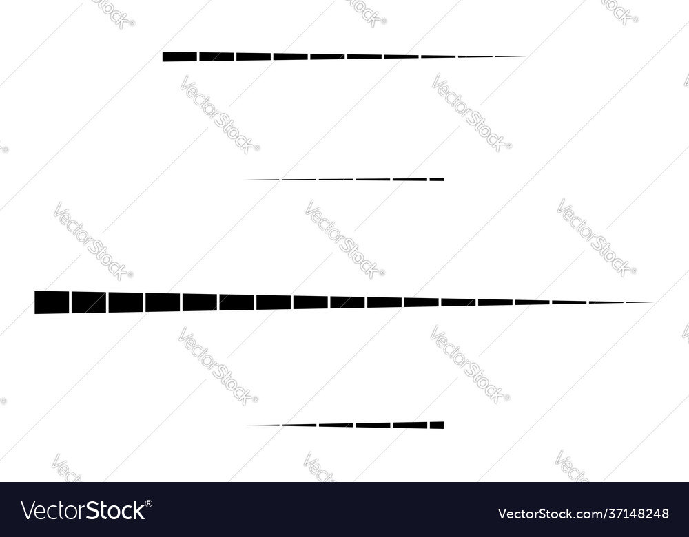 Dashed random straight parallel lines geometric Vector Image Dashed random straight parallel lines geometric