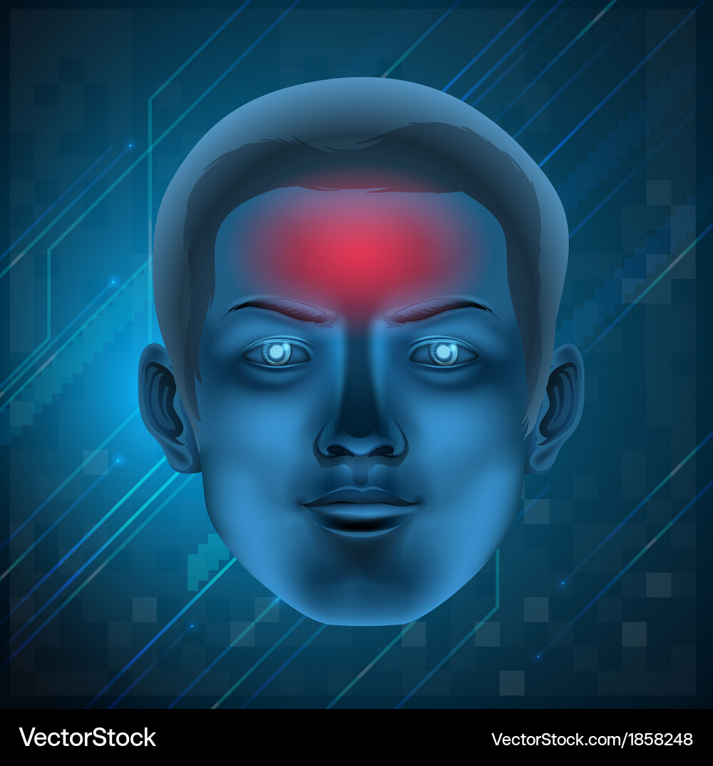 Headache concept Royalty Free Vector Image - VectorStock