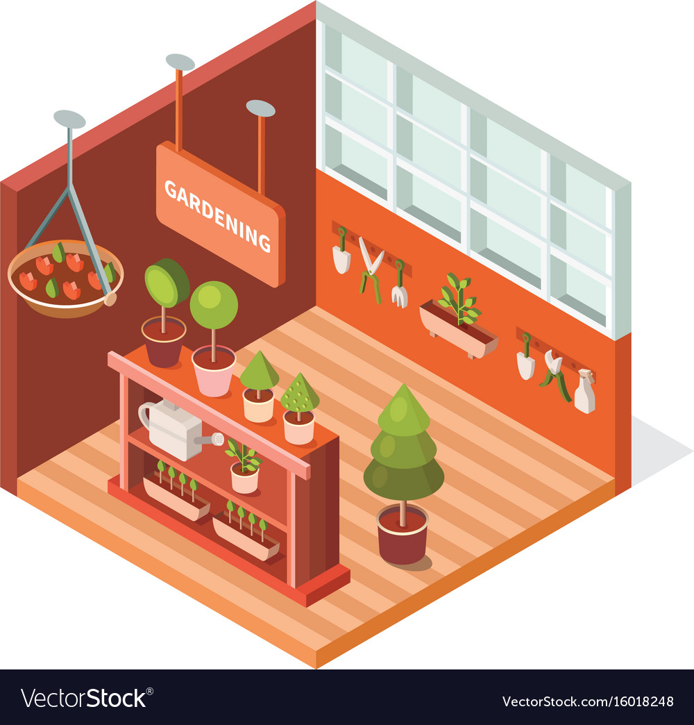 Isometric greenhouse for plants