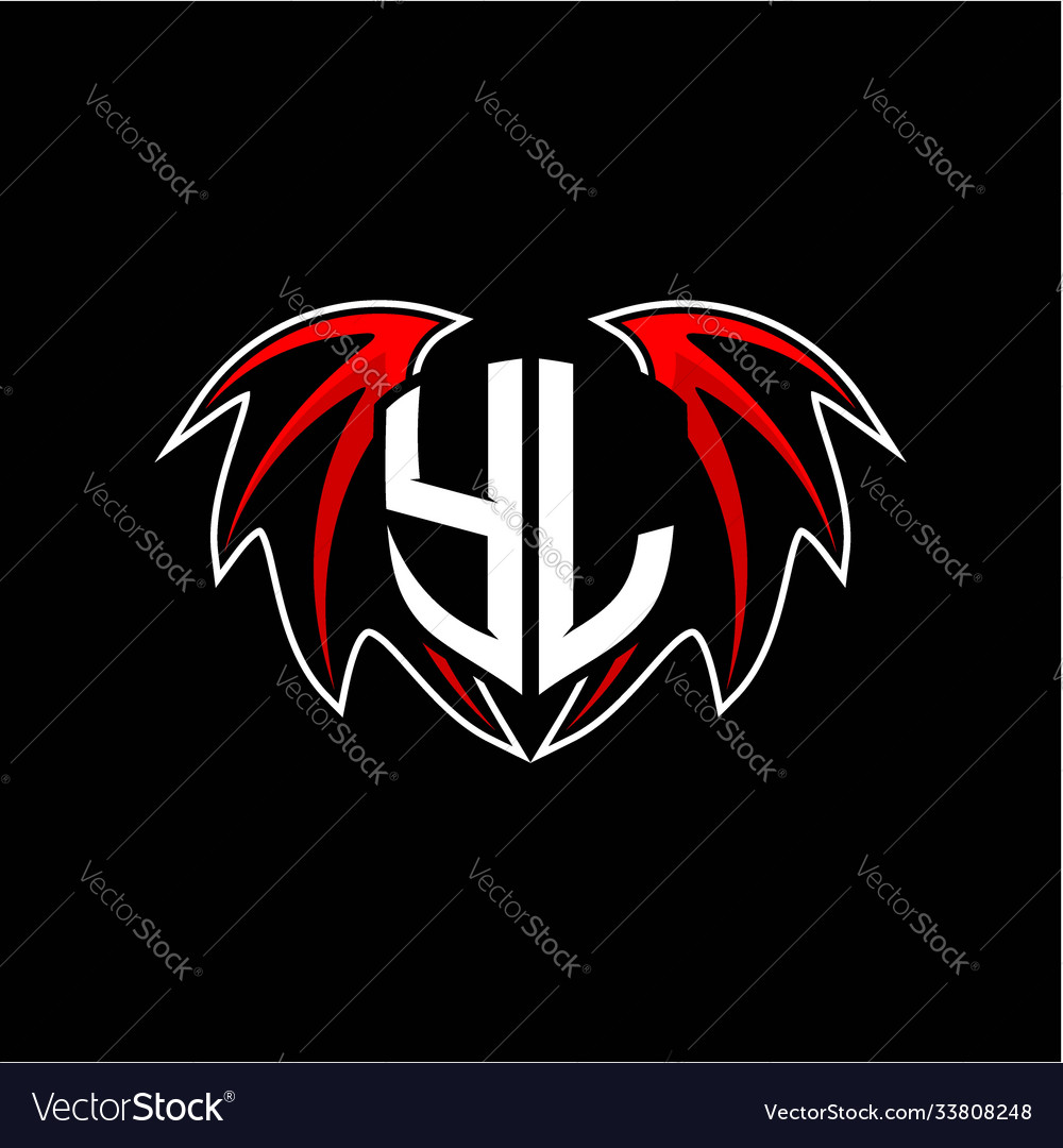 Letter y l initial logo template vector image Letter y l initial logo template