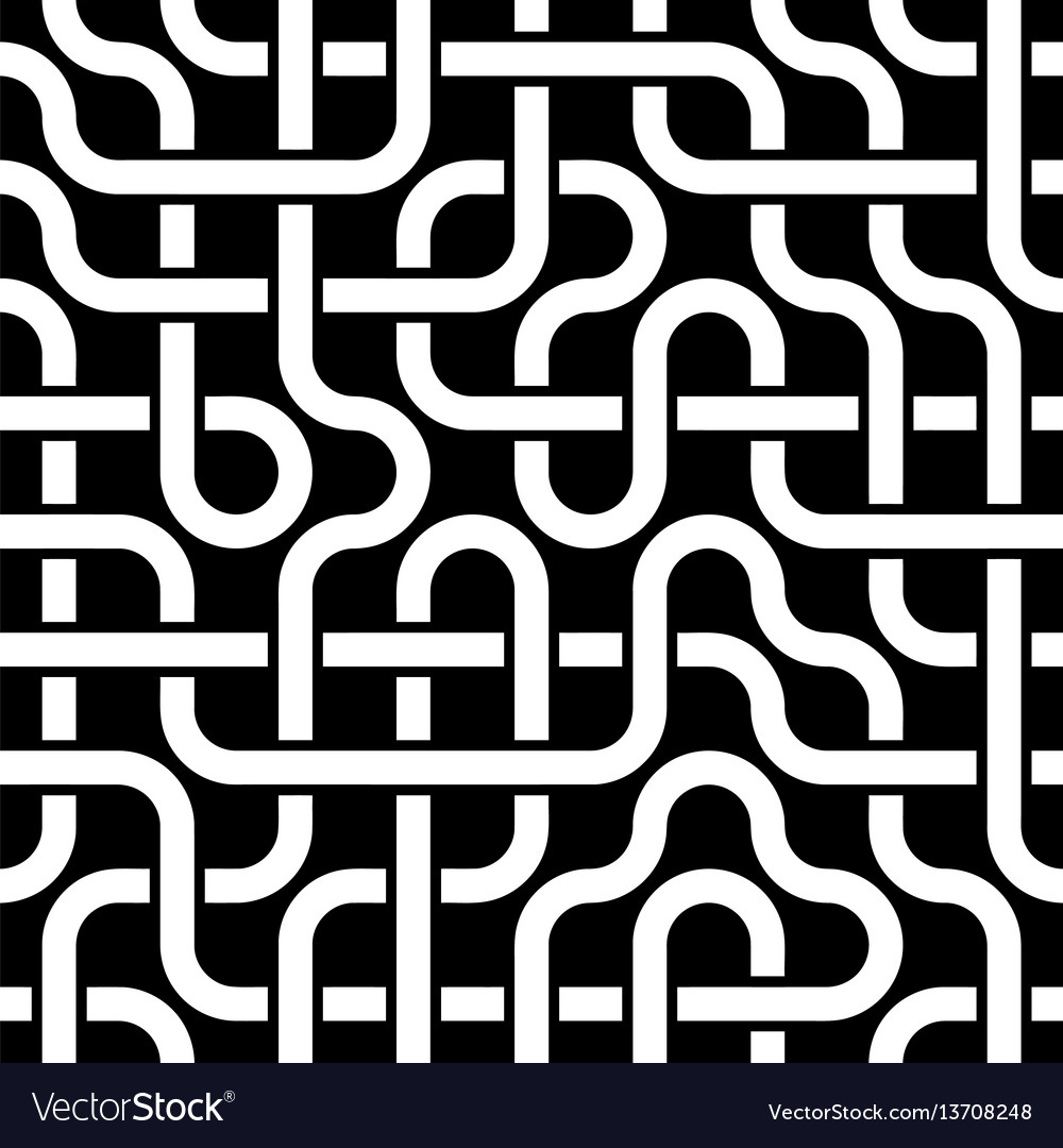 Pipeline grid abstract geometric design of tubes vector image Pipeline grid abstract geometric design of tubes