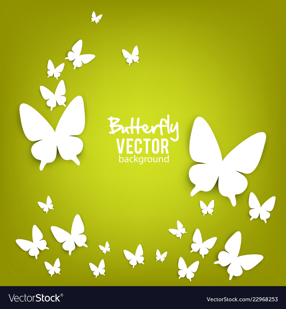Beautiful summer background with white paper Vector Image