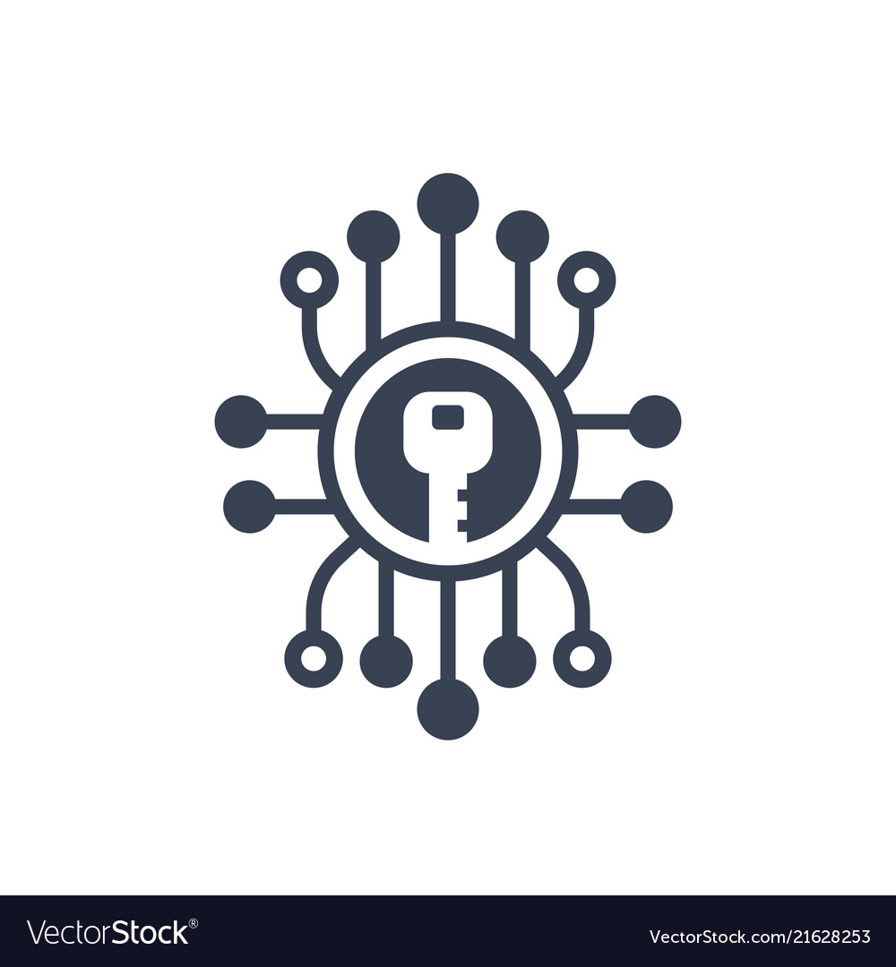 Cryptography Icon - Secure Data