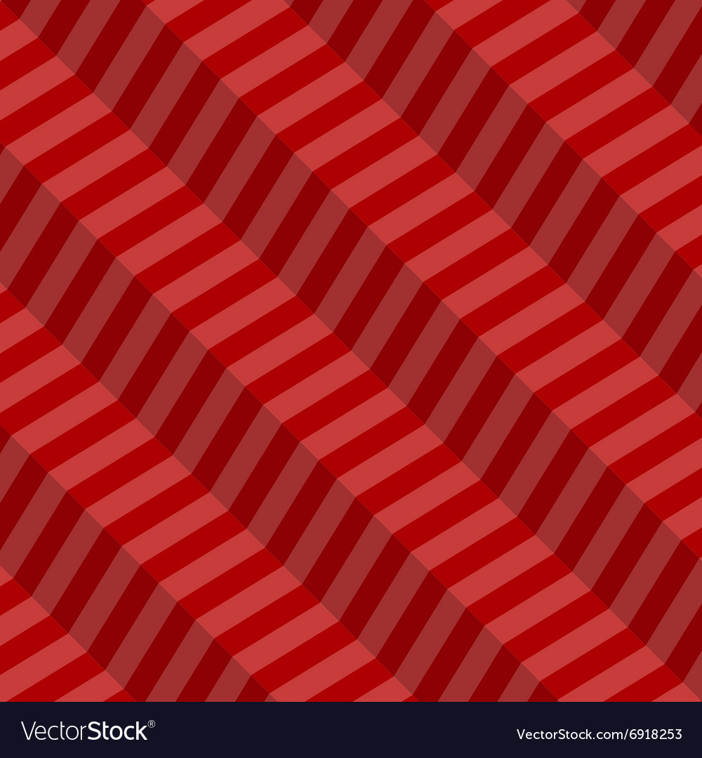 Dynamic Zigzag Red Pattern