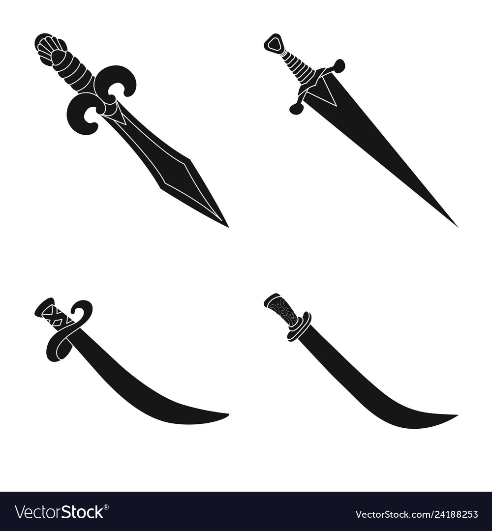 Isolated object of sharp and blade sign