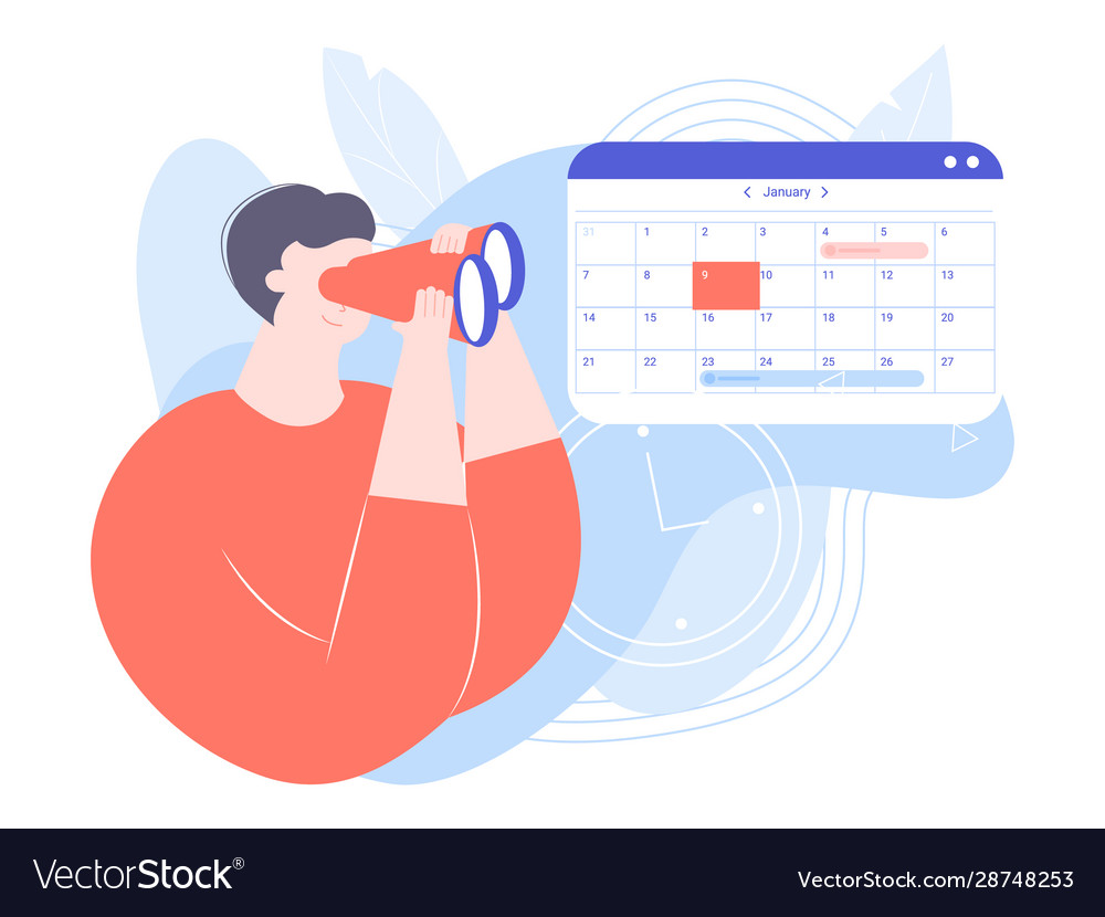 Man Observing with Binoculars