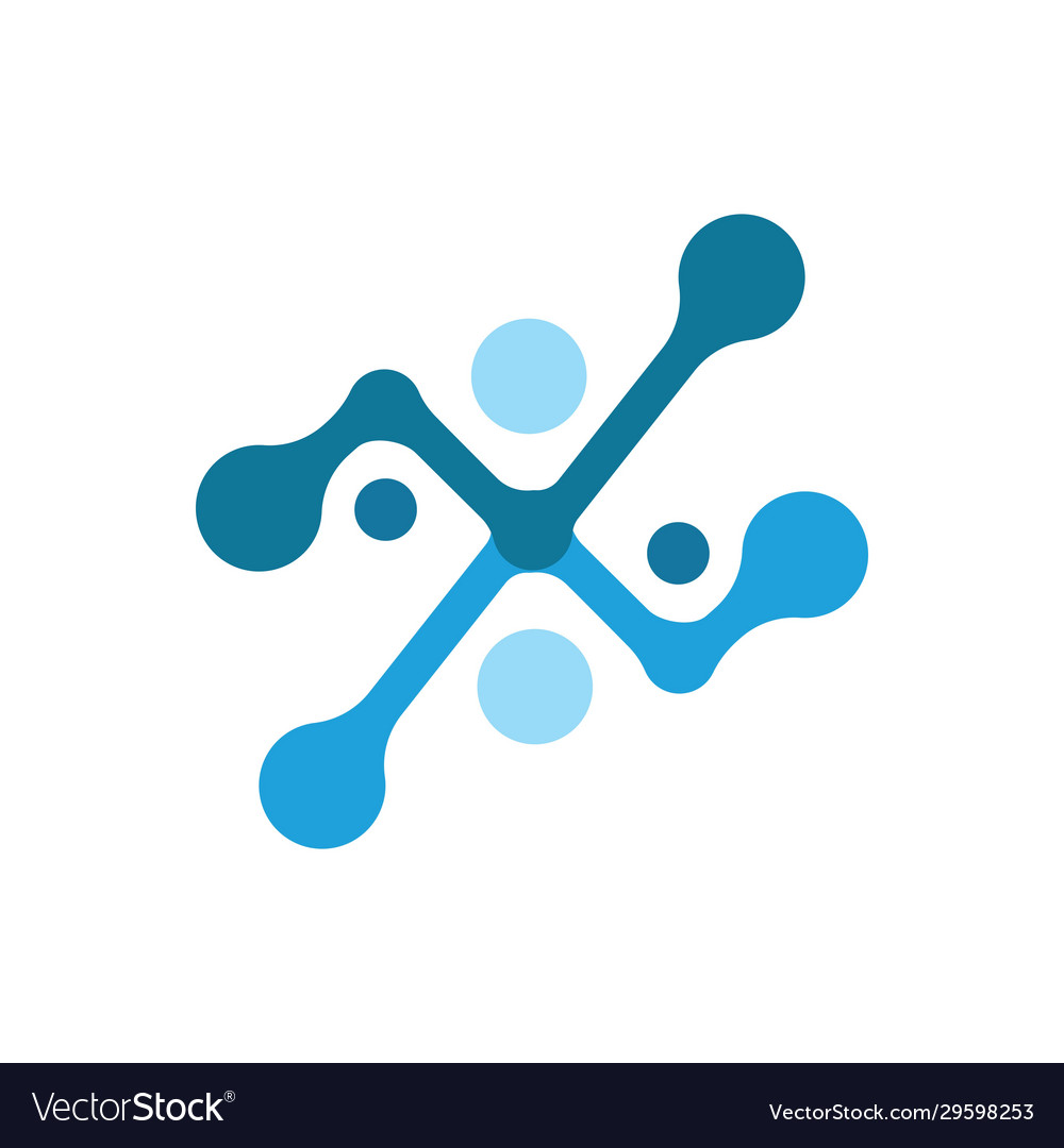 Molecule design Royalty Free Vector Image - VectorStock