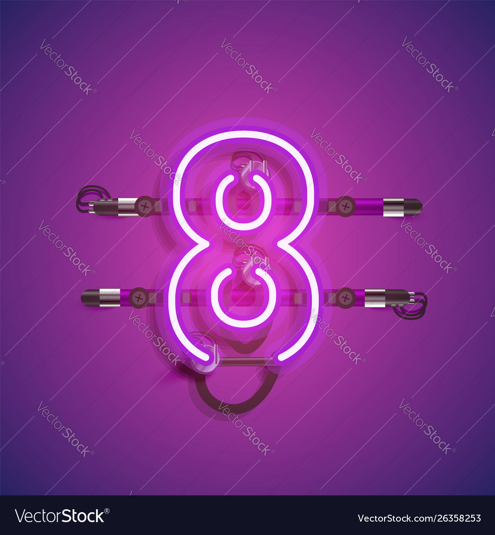 Realistic Neon Console Character