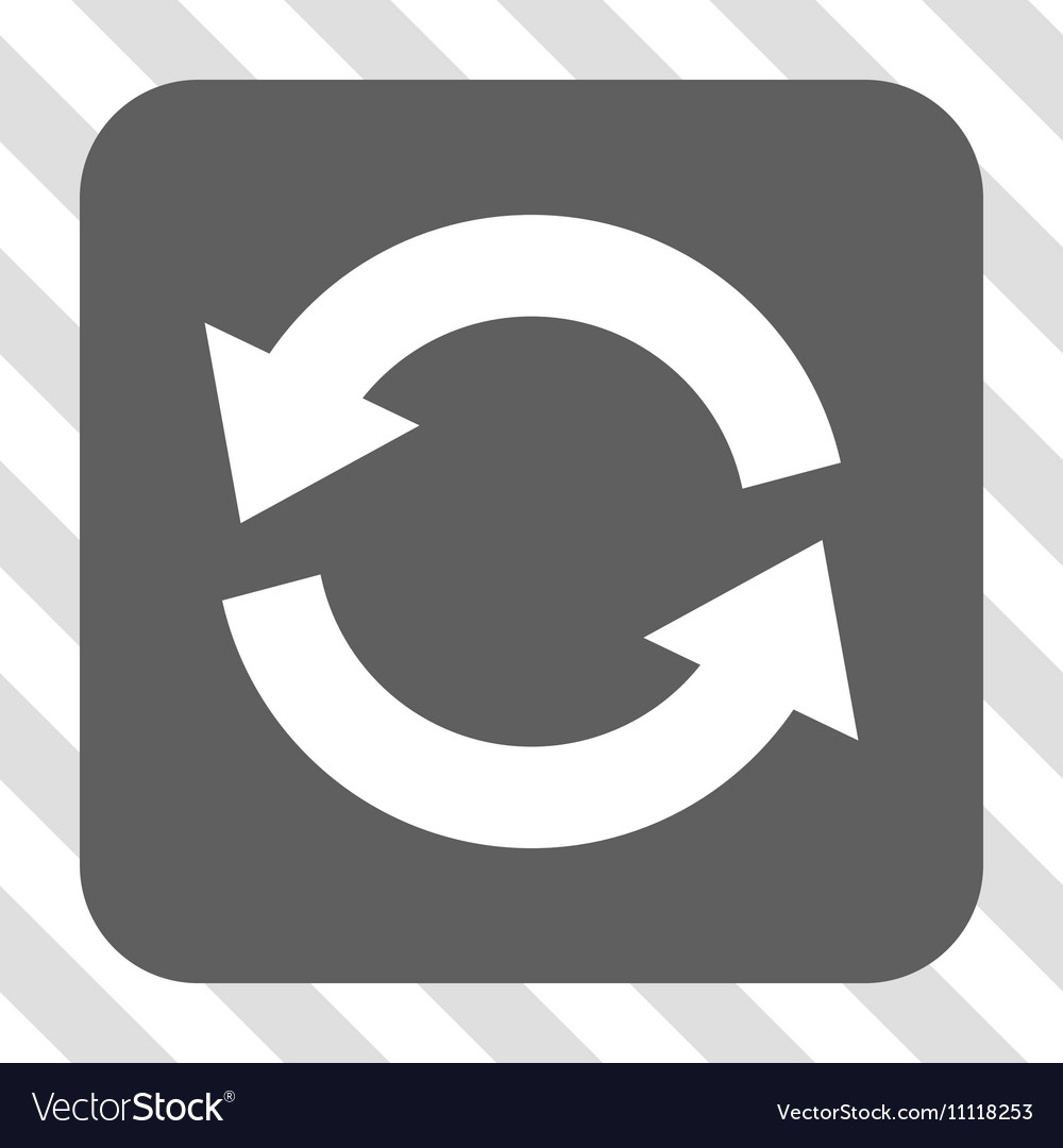 Refresh rounded square button