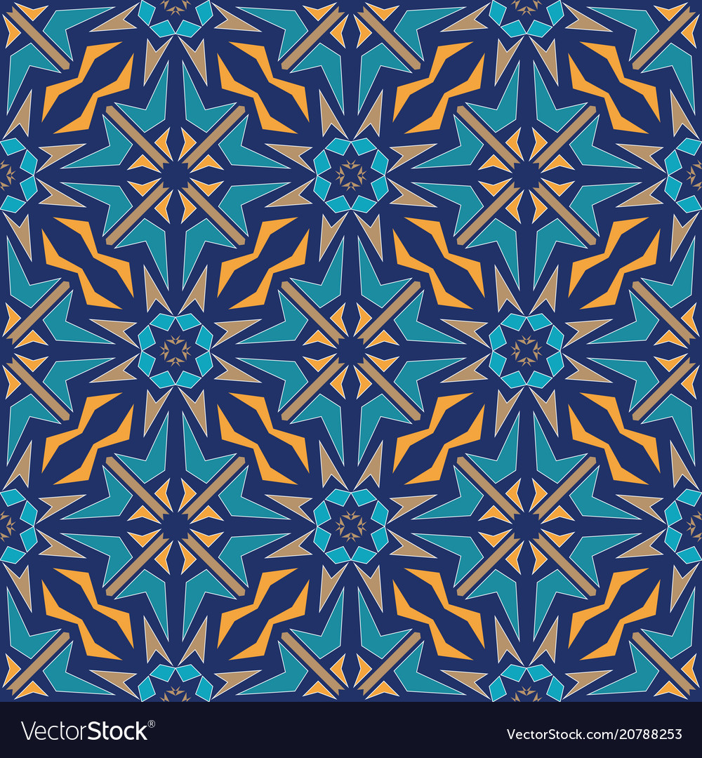 Seamless texture ornament for ceramic tile