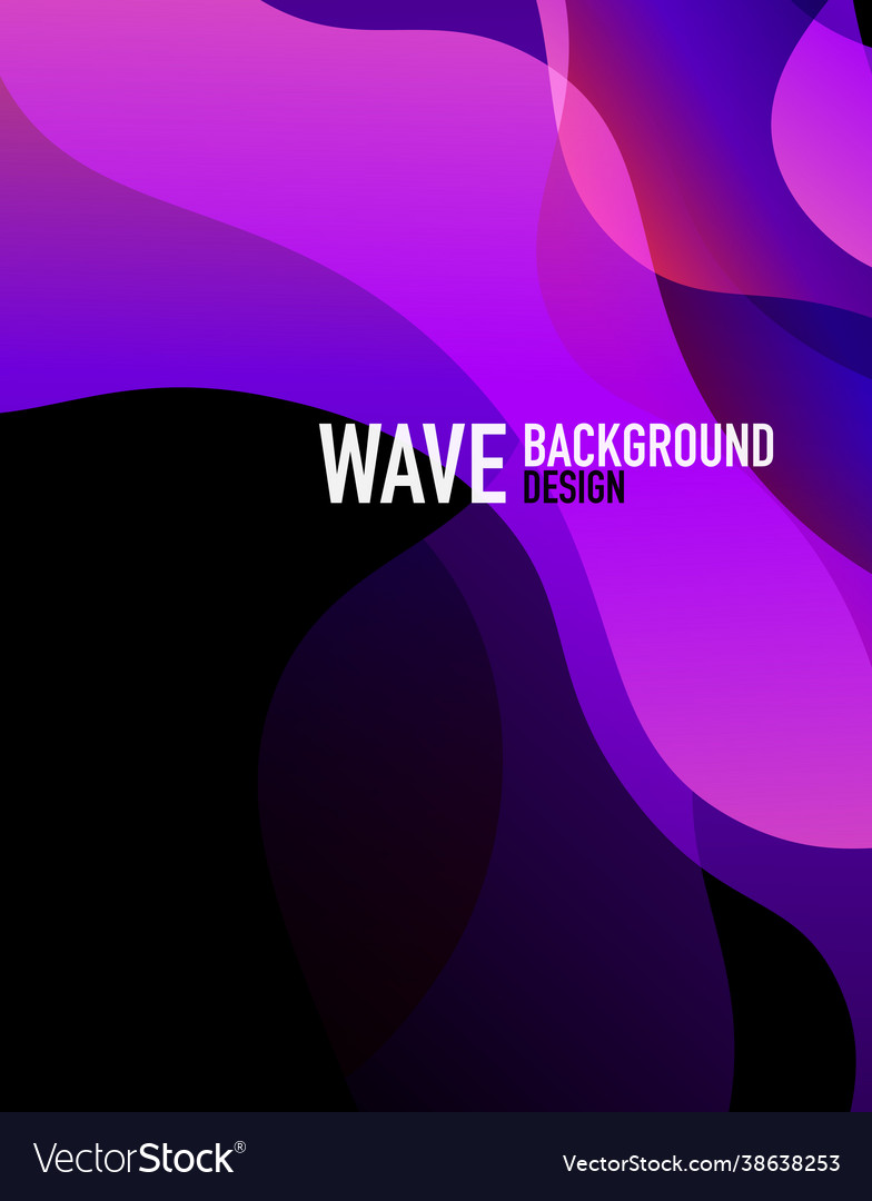Vertical fluid gradient wave abstract background