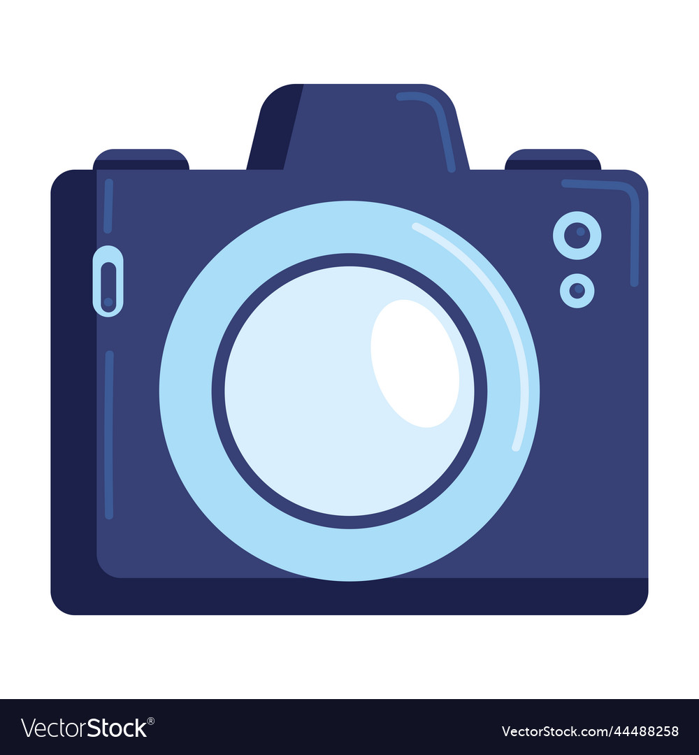 Camera photographic device Royalty Free Vector Image