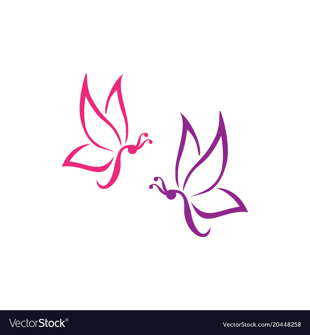 Elegant Butterfly Logo