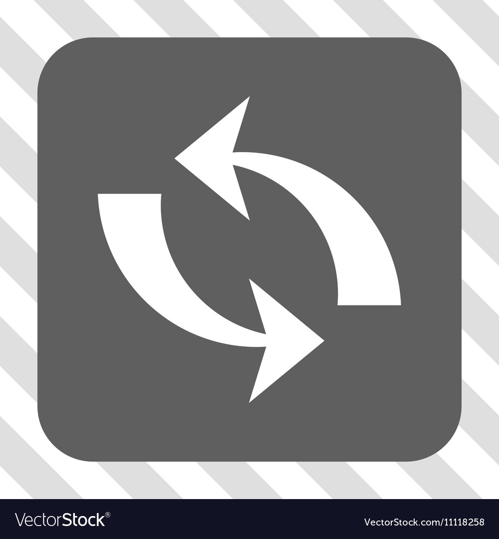 Refresh rounded square button