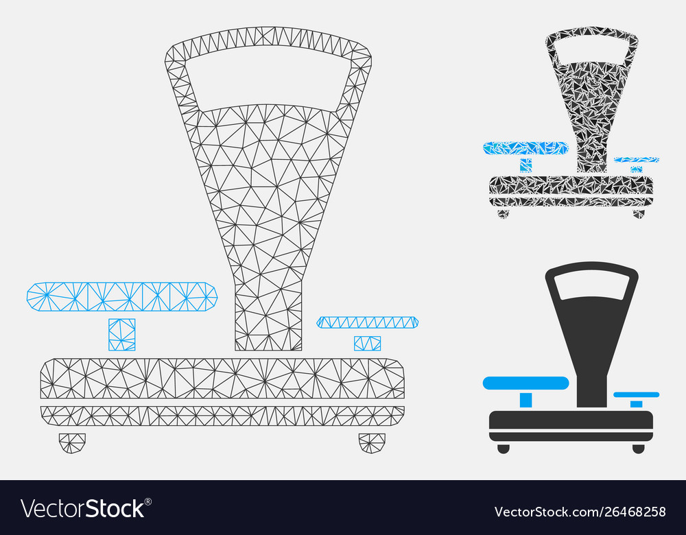 Scales mesh network model and triangle