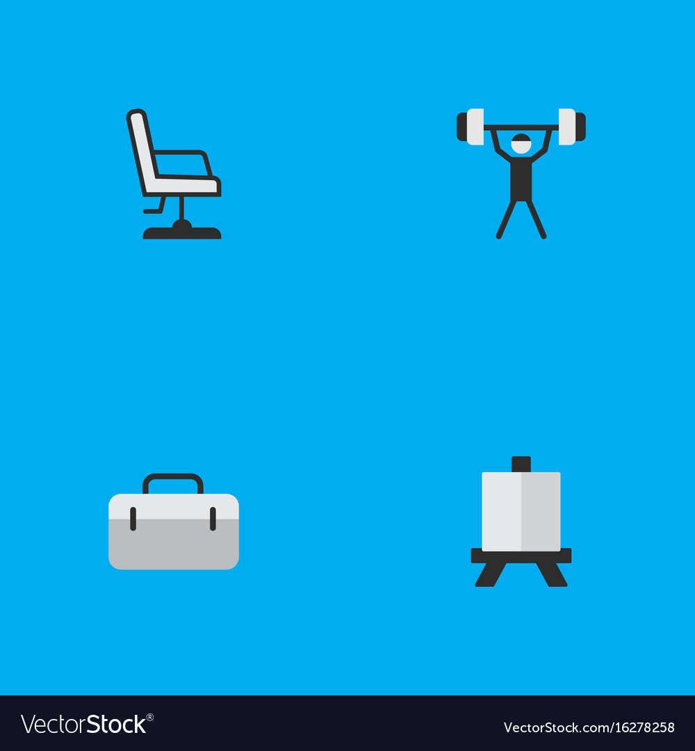 Set of simple knowledge icons