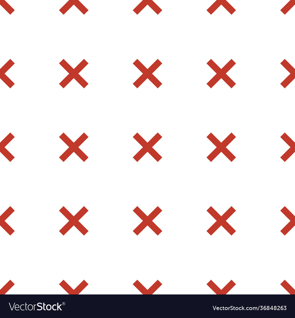 Cancel icon pattern seamless white background