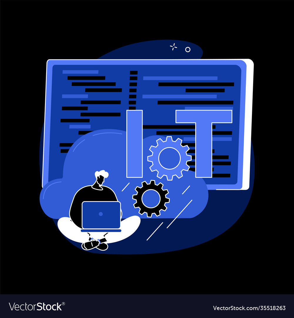 Iot development abstract concept vector image Iot development abstract concept