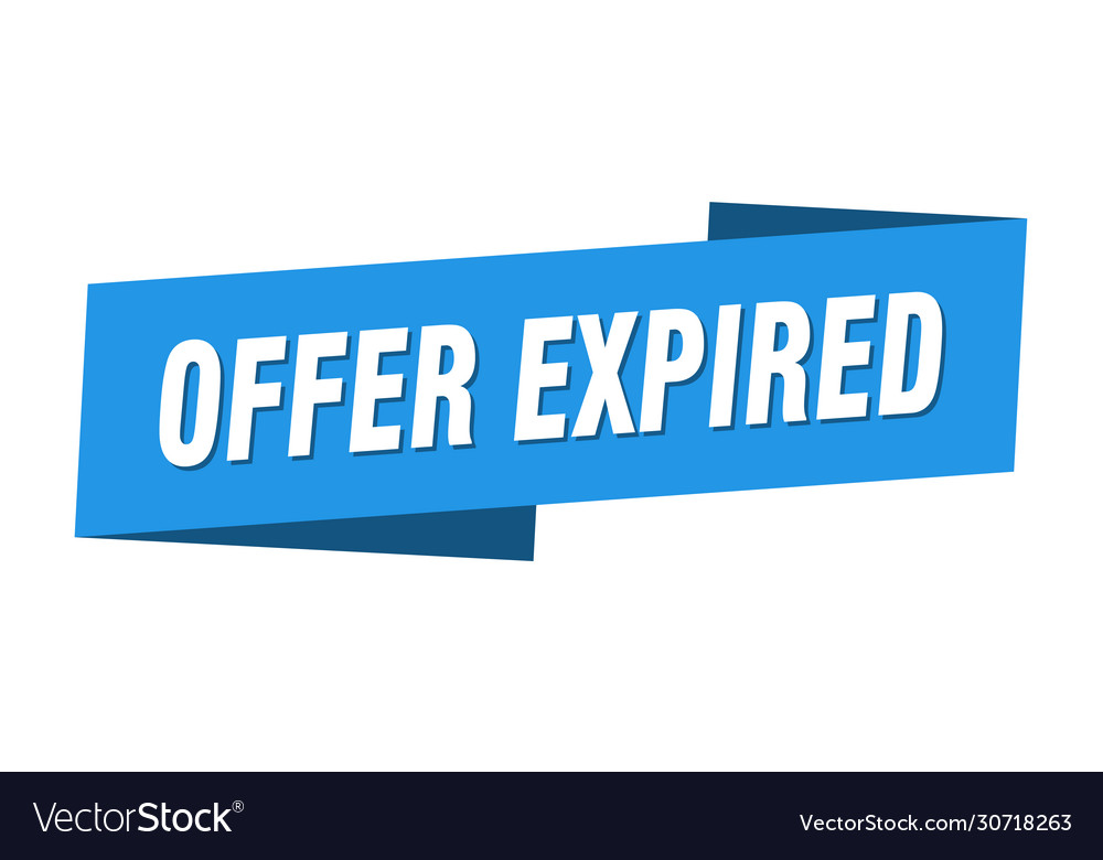 Offer expired banner template