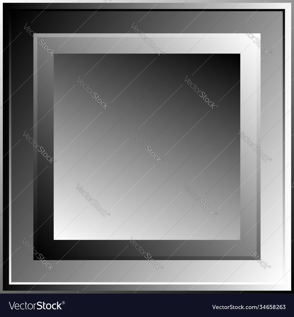 Overlapping squares blocks grayscale vector image Overlapping squares blocks grayscale