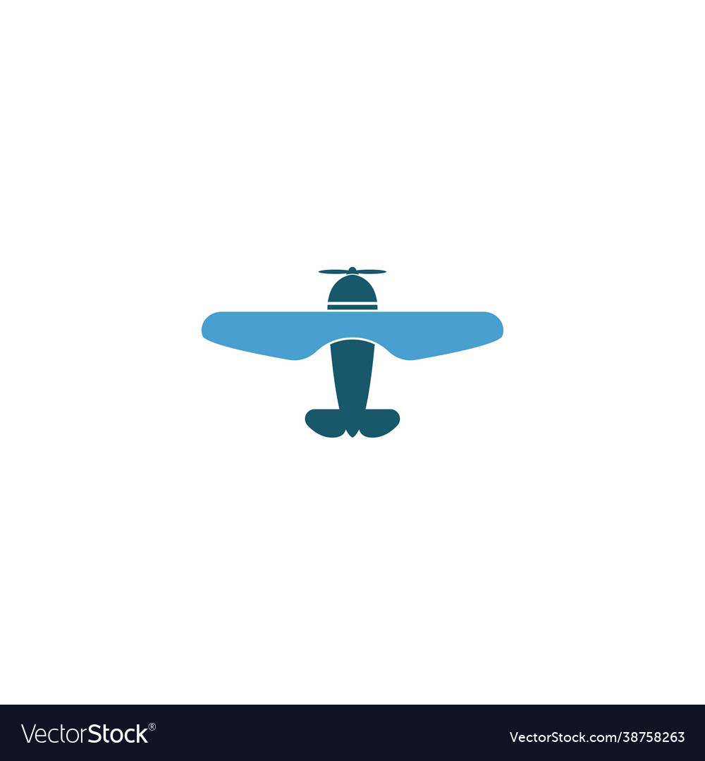 Plane Icon Logo Design Vorlage