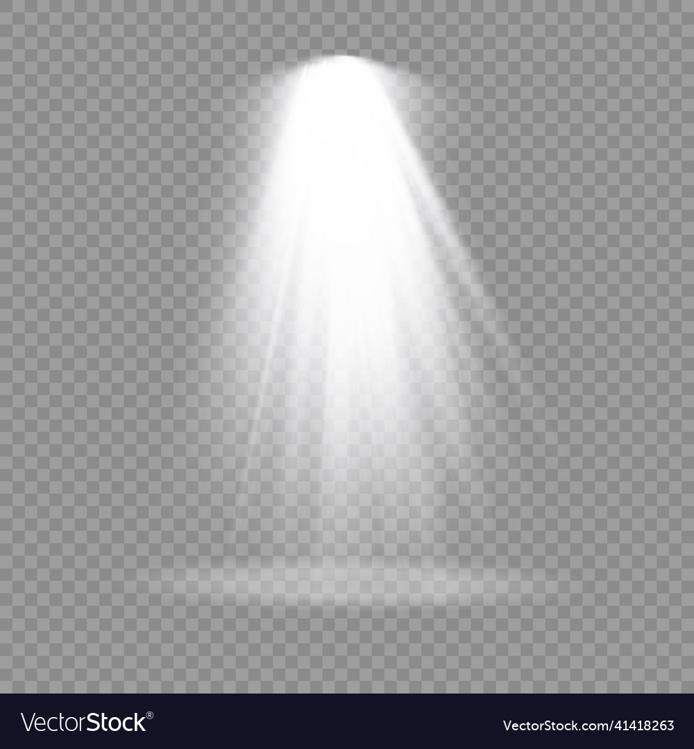Set of white lighting spotlight projector light
