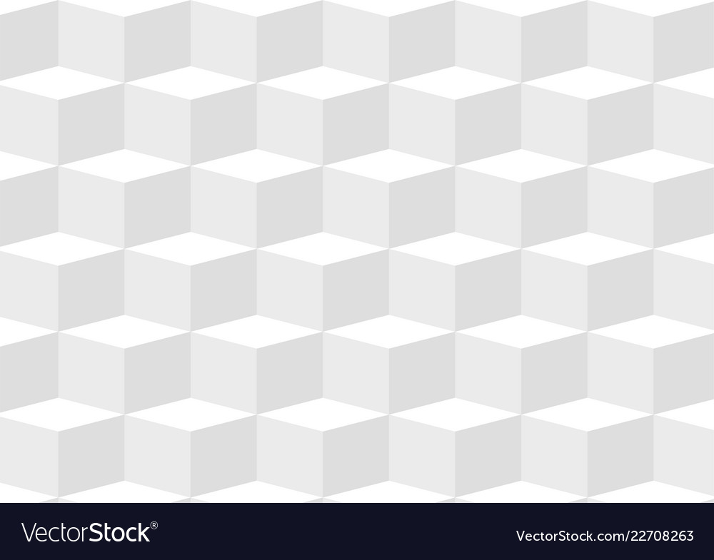 White three dimensional geometric background