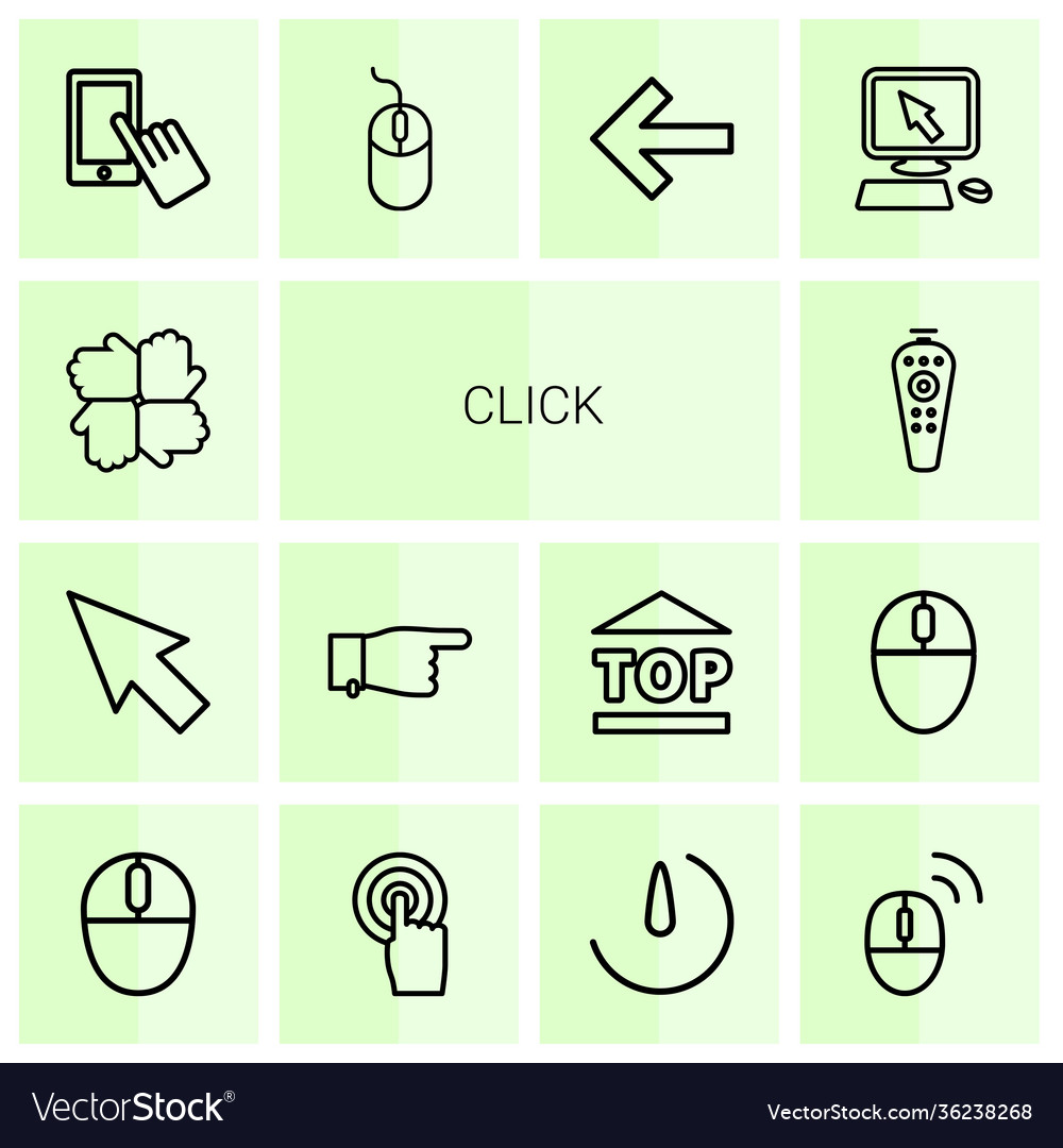 Click icons