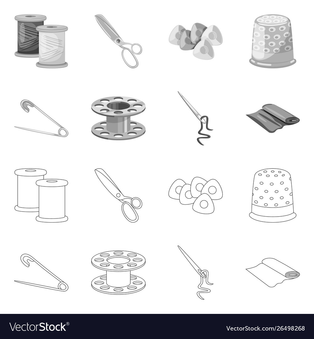 Isolated object craft and handcraft icon