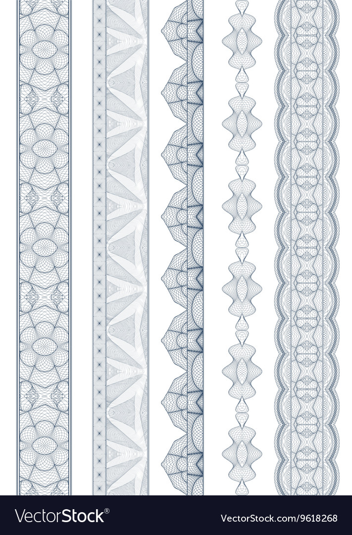 Seamless linear wavy border