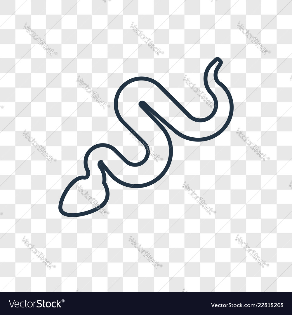 Snake Icon - Linear Style