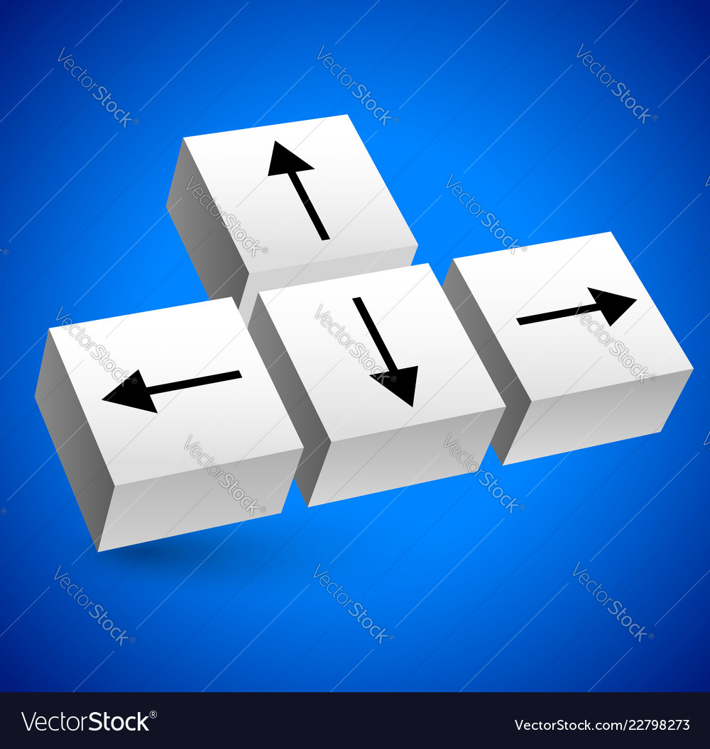 3d keyboard cursor graphics vector image 3d keyboard cursor graphics