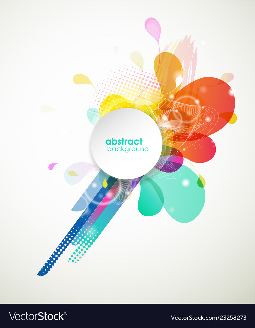 Abstract Floral Background