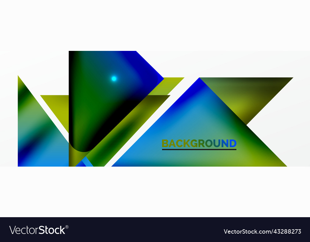 Dynamic 3d geometric abstract background Vector Image Dynamic 3d geometric abstract background