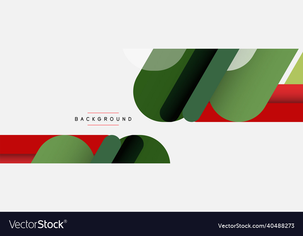Overlapping round shapes and lines background