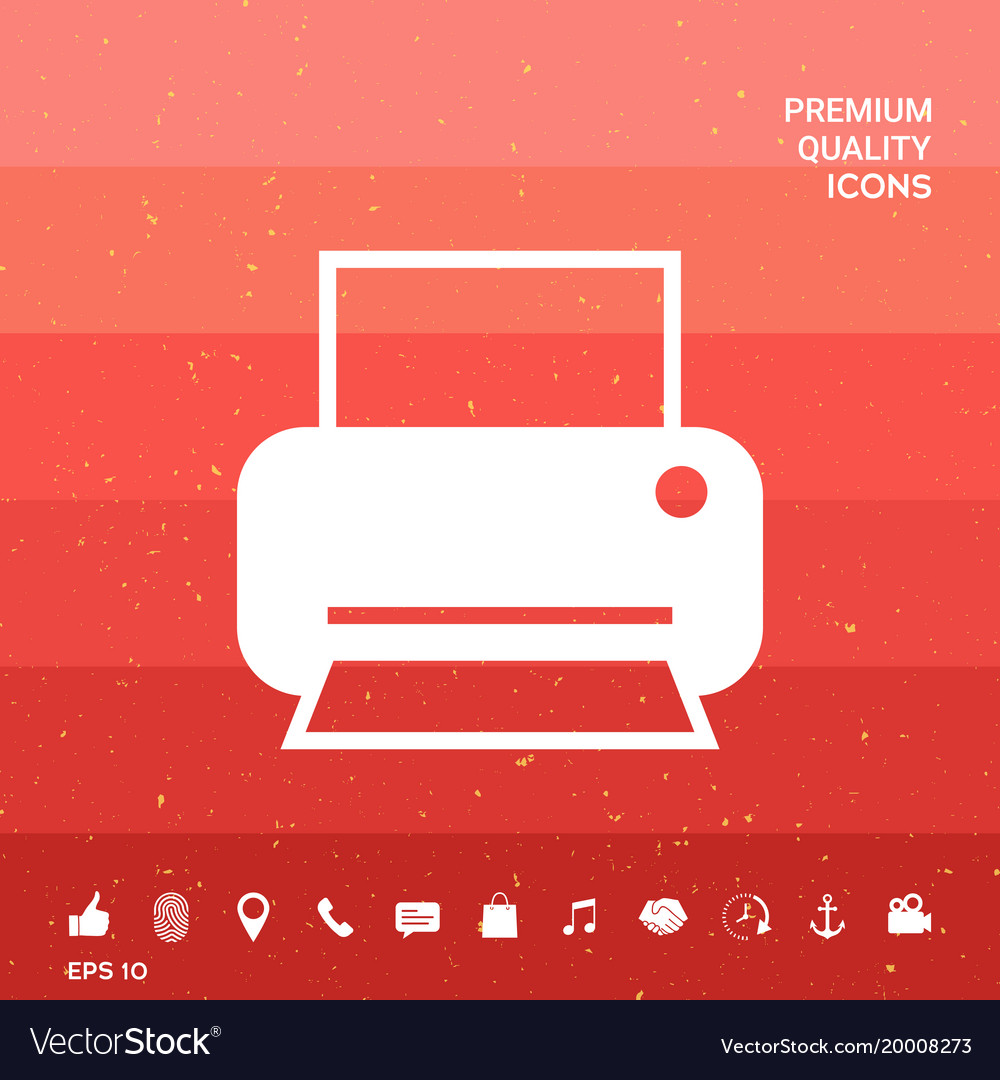 Print icon for web