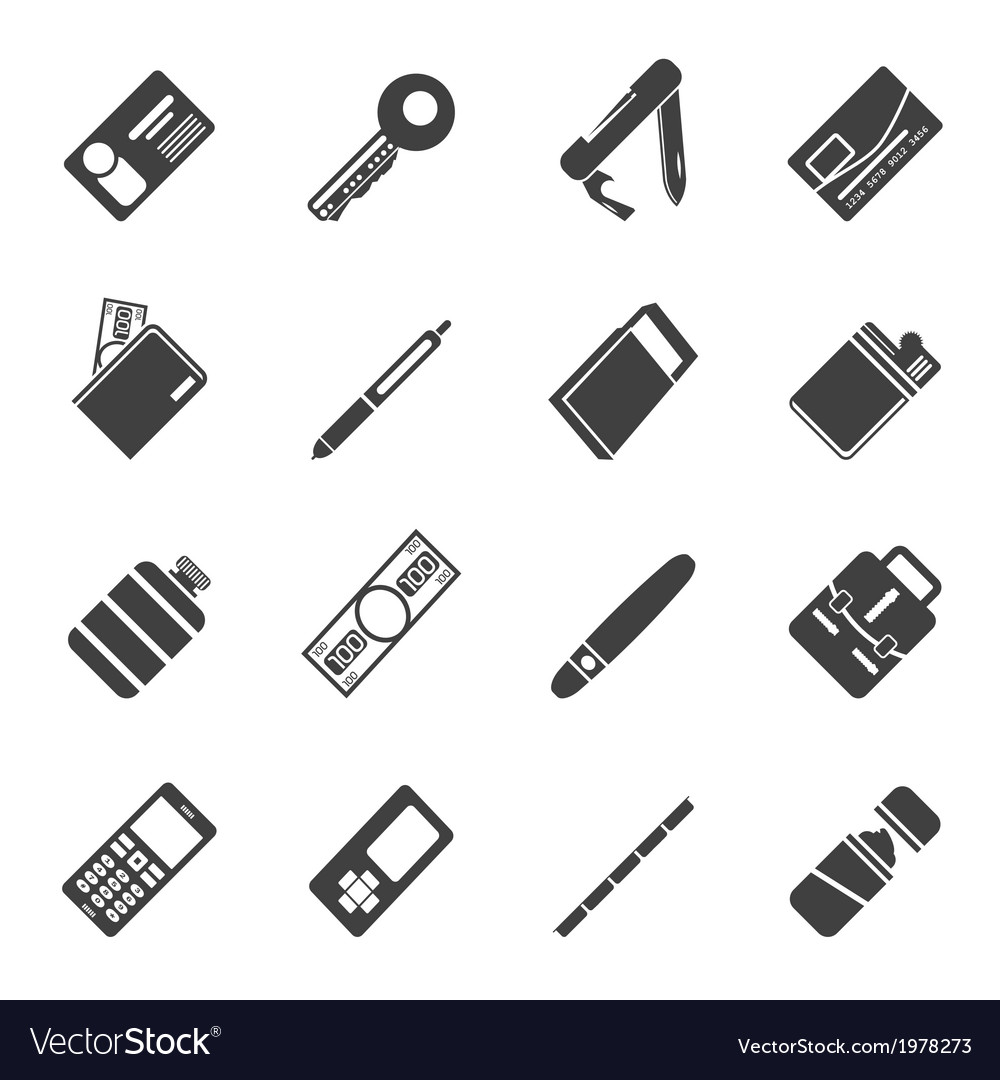 Simple object icons