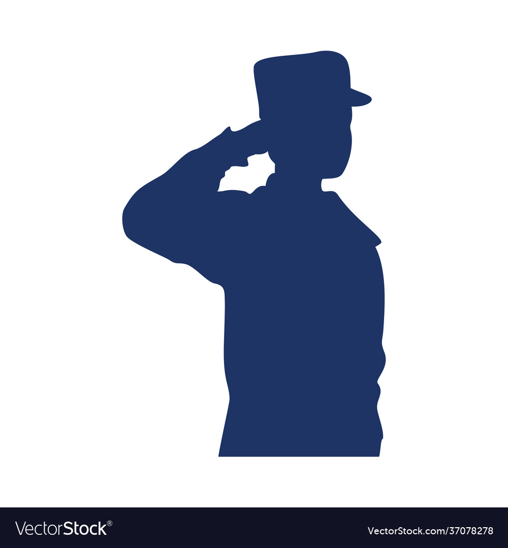 Army soldier silhouette